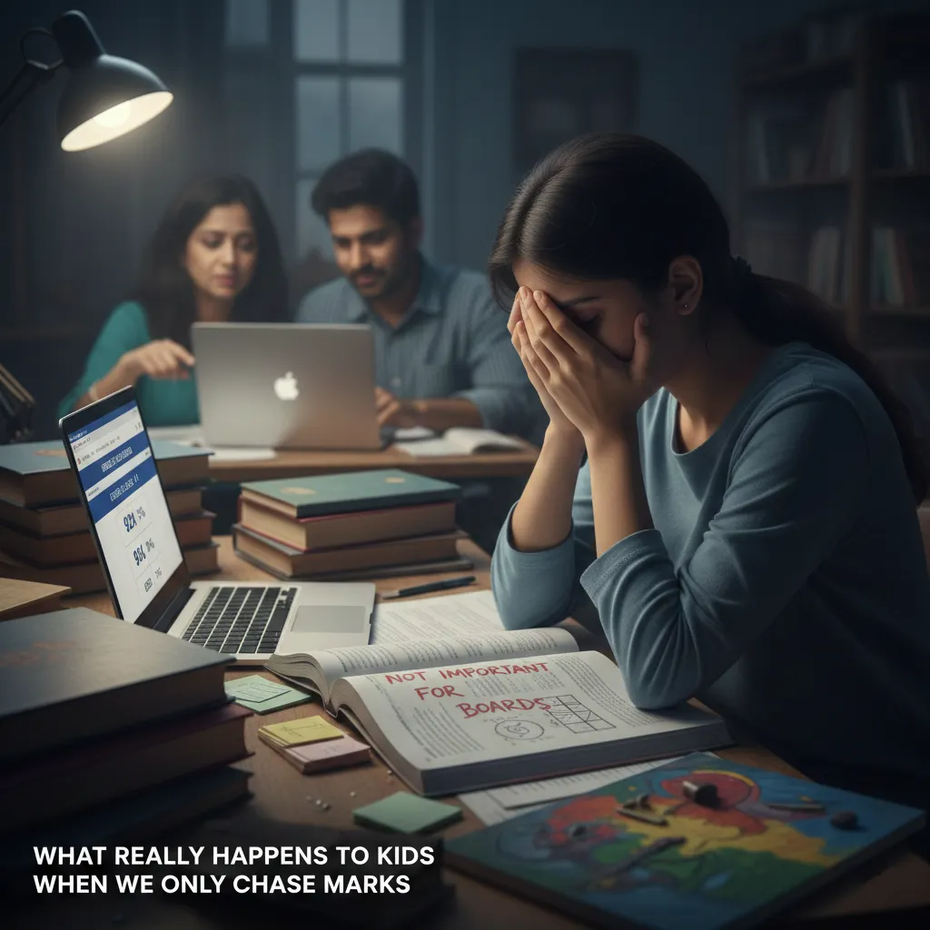 Academic pressure when we only chase marks